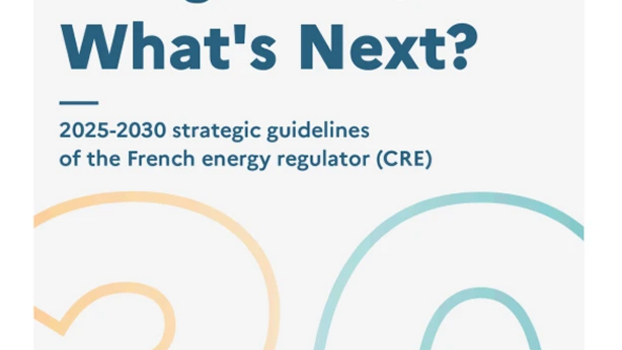 2025-2030 strategic guideline of the French energy regulator (CRE) | CRE